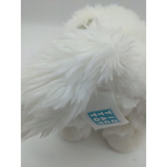 Blip Tic Tac Toy XOXO White Puppy Dog Plush Stuffed Animal Glitter Friend 8" - Picture 7 of 8